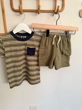 Max & Marcus - boys size 5 - matching olive set
